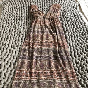 Grecian inspired paisley maxi